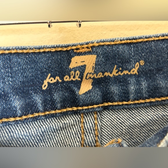 Seven 7 for all man kind women’s shorts size 25 distressed - Picture 2 of 5